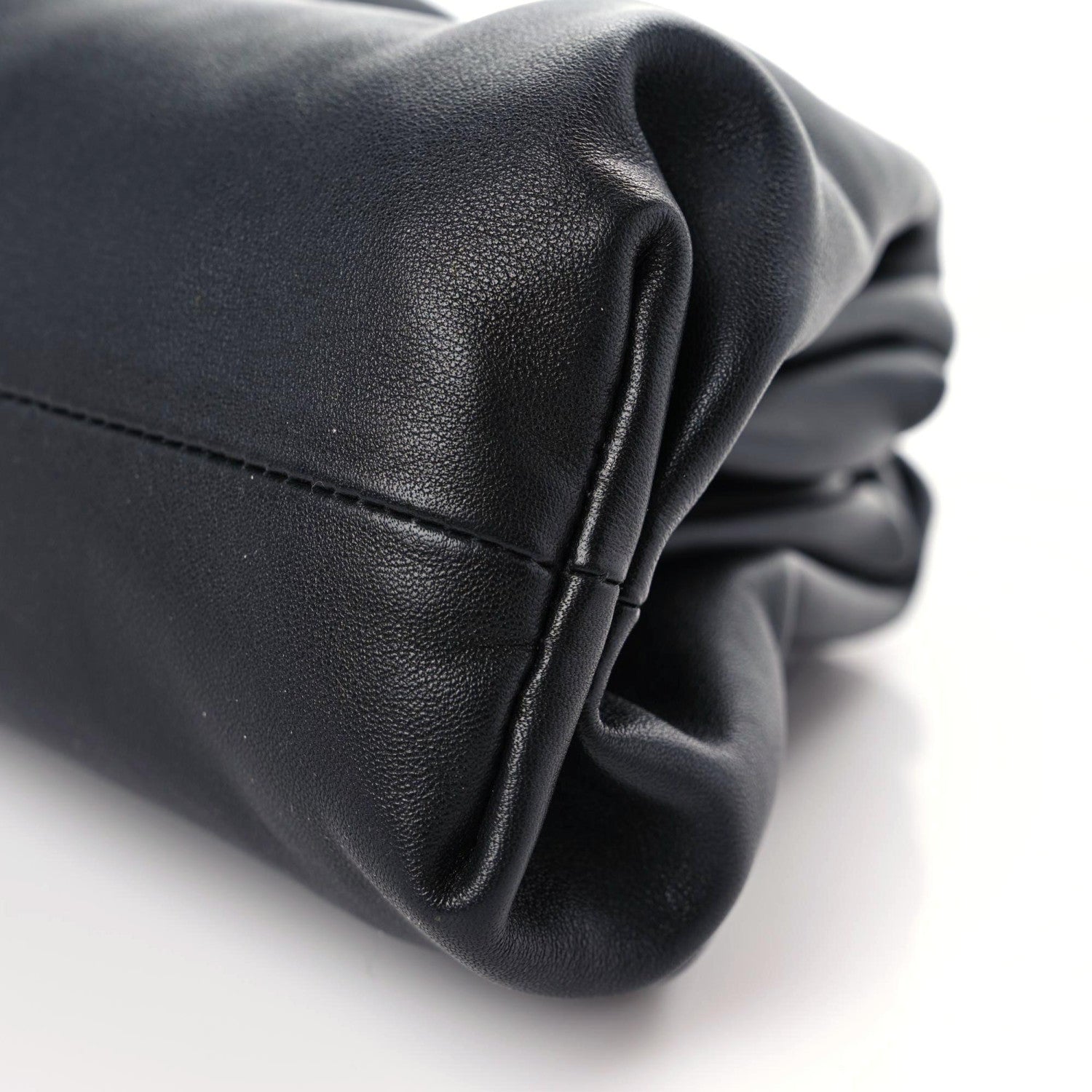 Bottega Veneta Smooth Butter Calf Teen Pouch Black 6 of 8