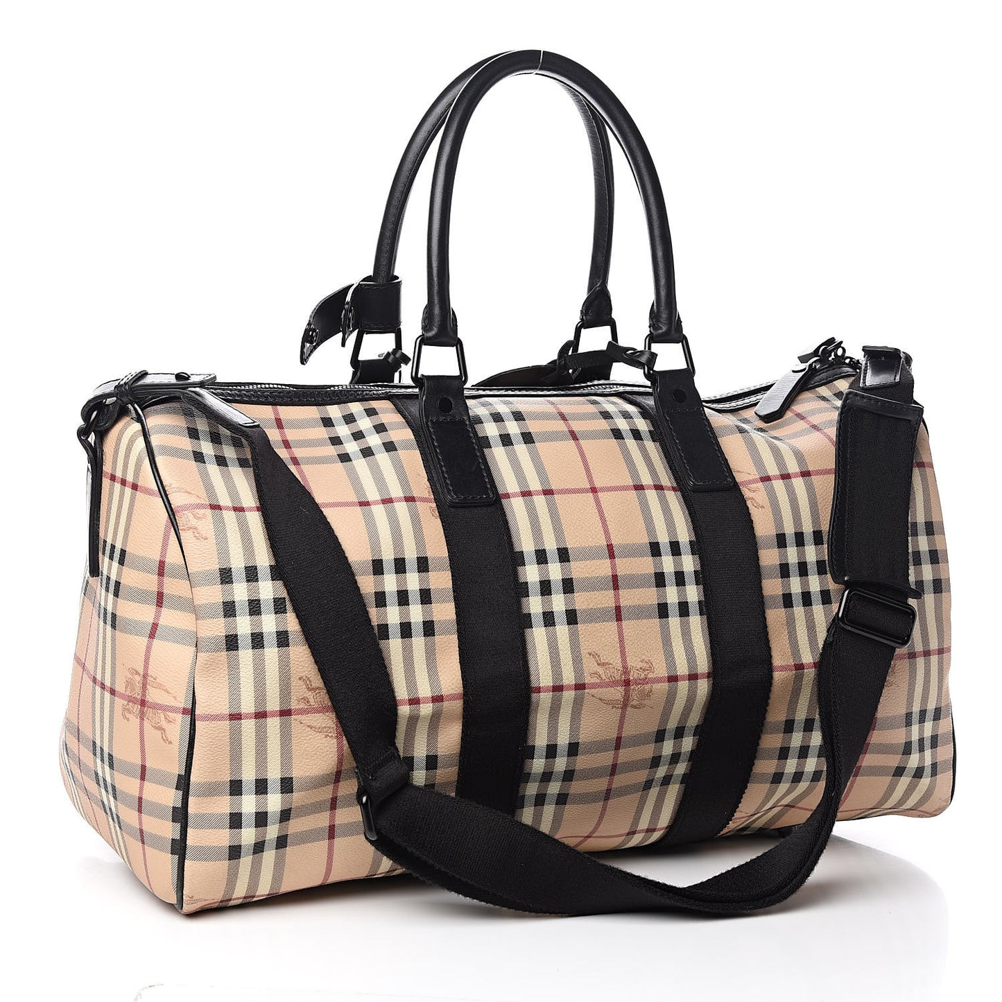 Haymarket Check Duffle Bag Black