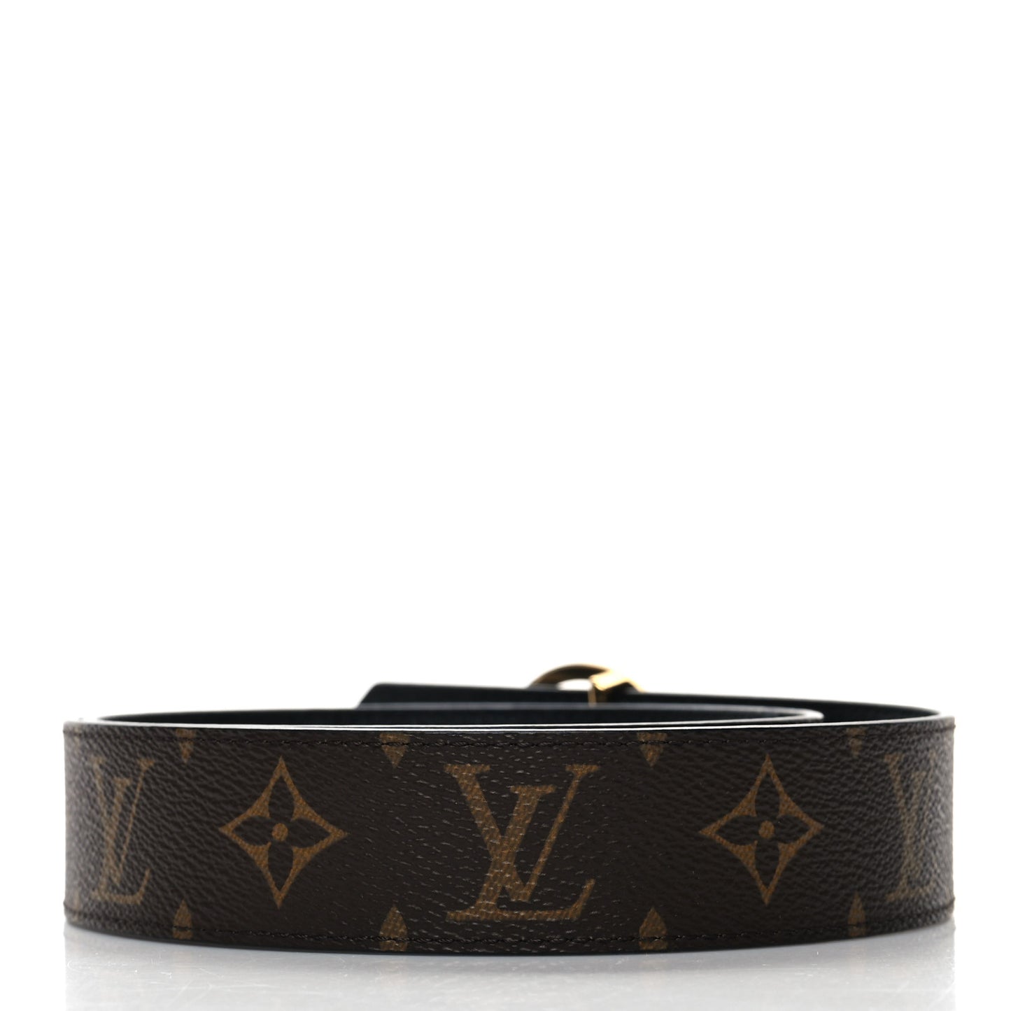Monogram LV Circle 35mm Reversible Belt 90 36 Black