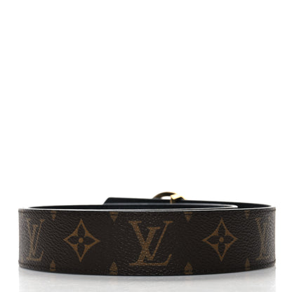 Louis Vuitton Monogram LV Circle 35mm Reversible Belt 90 36 Black 2 of 5