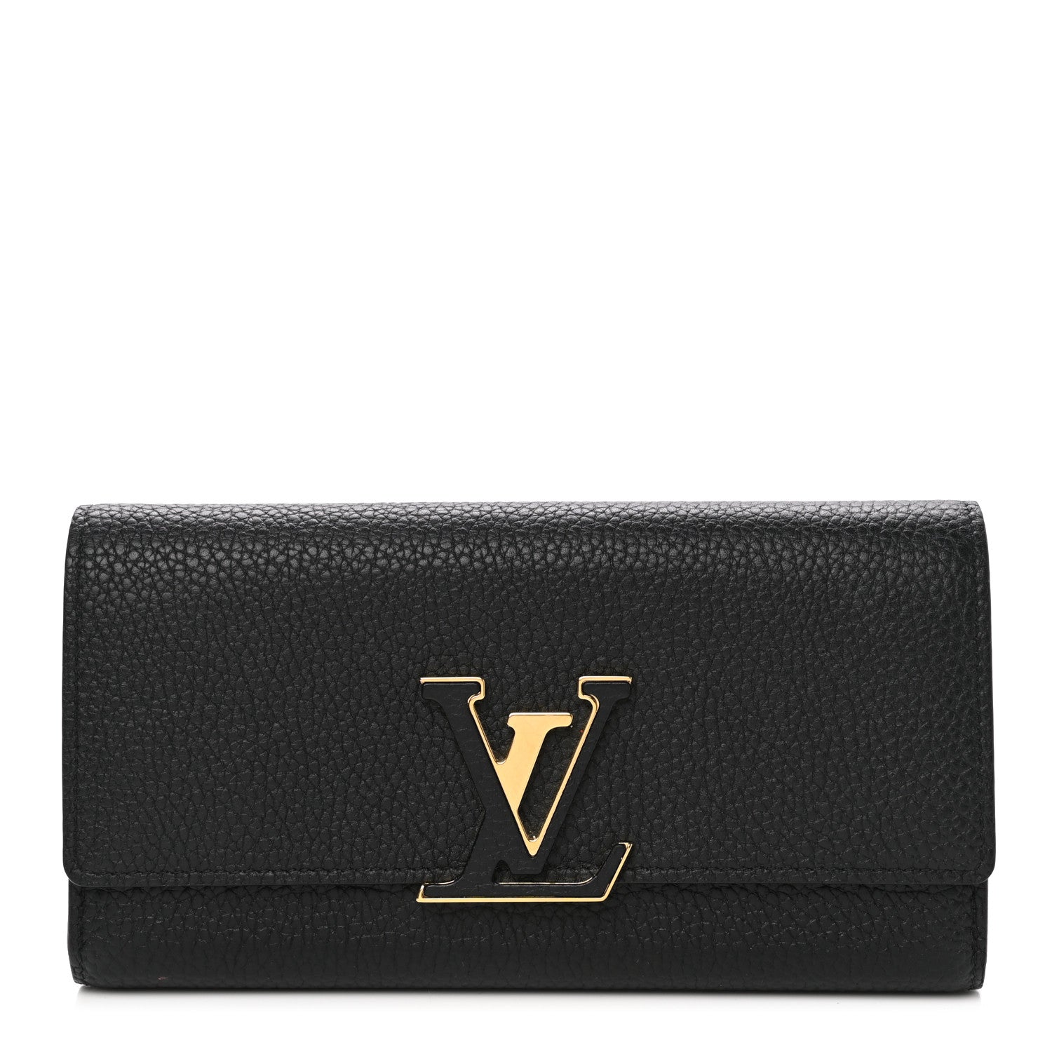Louis Vuitton Taurillon Capucines Wallet Black 1 of 7