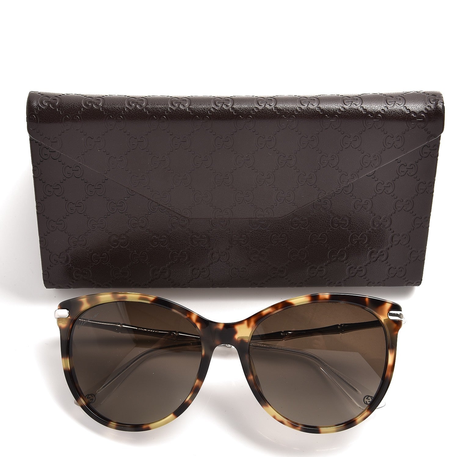 Gucci Bamboo Cat Eye Sunglasses GG3771/S Tortoise 7 of 7