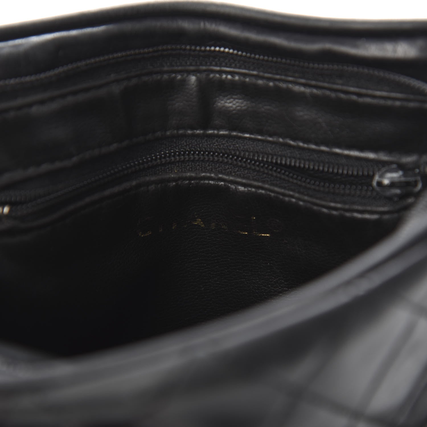 Chanel Lambskin Quilted Waist Belt Bag Black 7 of 10