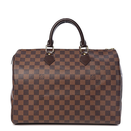 Louis Vuitton Damier Ebene Speedy 35 1 of 10