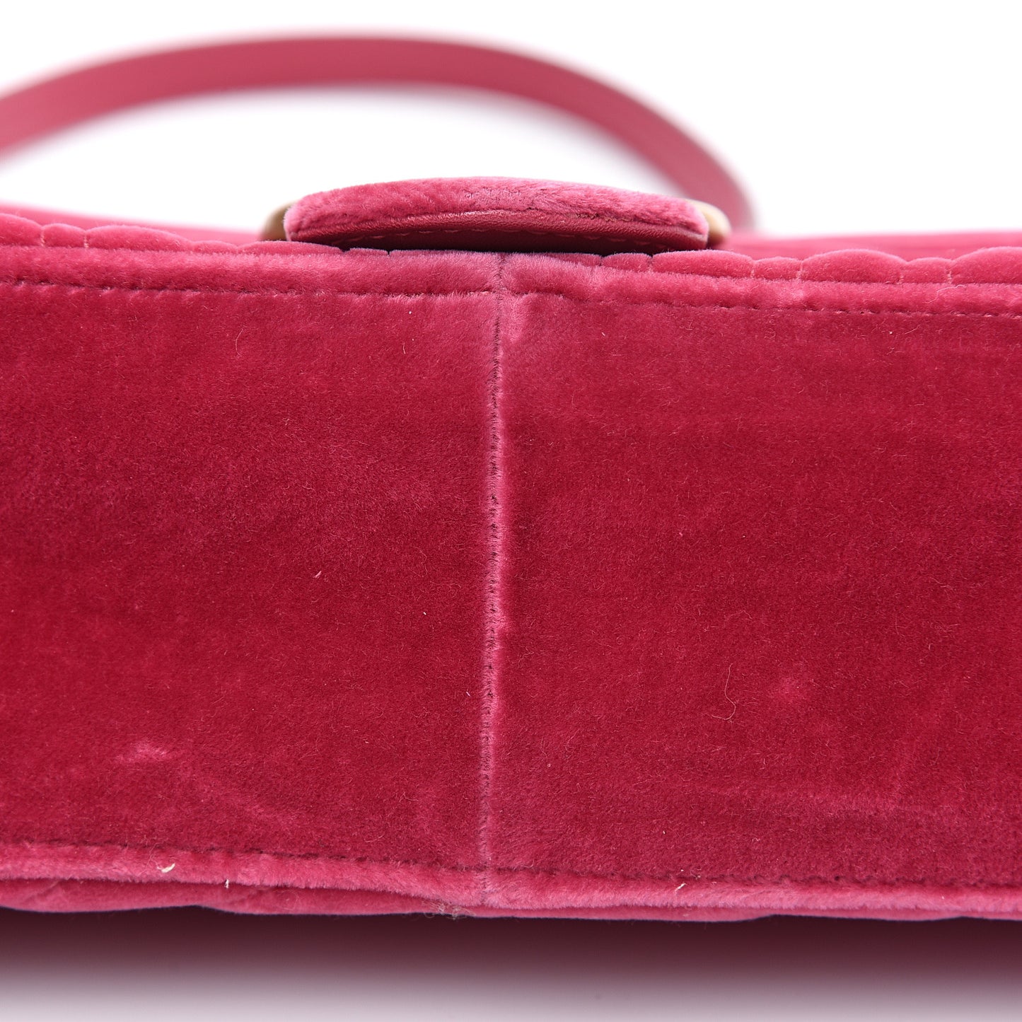 Velvet Matelasse Small GG Marmont Shoulder Bag Light Raspberry Rose