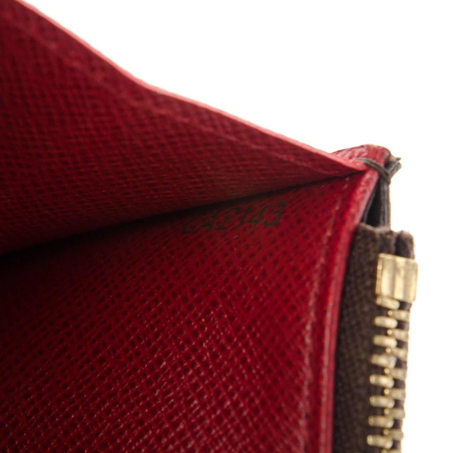 Monogram Emilie Wallet Rouge