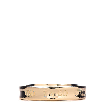 Tiffany 18K Yellow Gold Narrow 1837 Ring 49 5 1 of 5