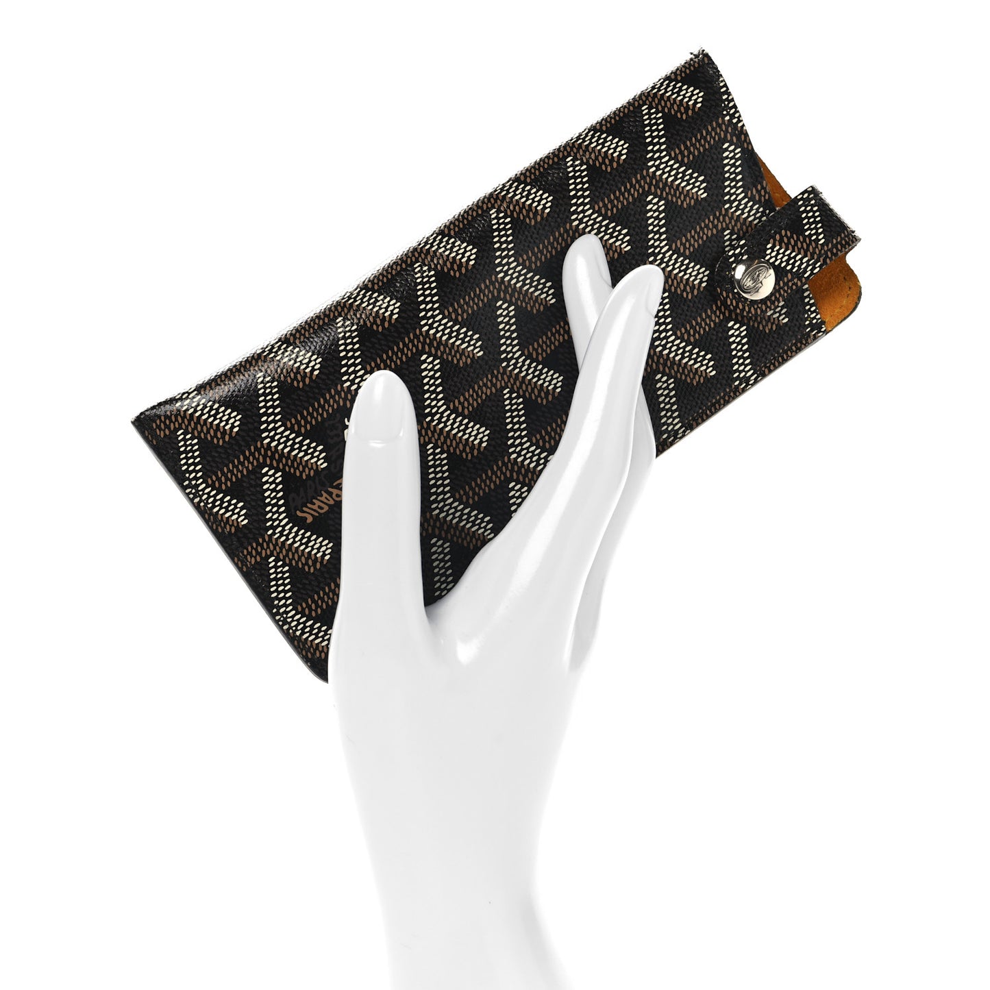 Goyardine Montmartre Glasses Case Black