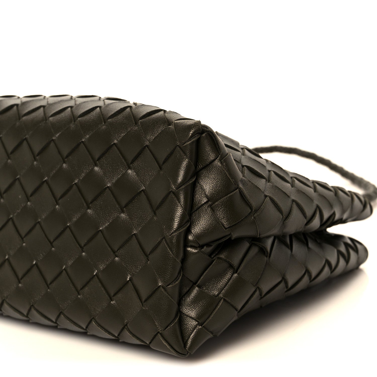 Bottega Veneta Nappa Intrecciato Small Andiamo Shoulder Bag Cypress 12 of 12