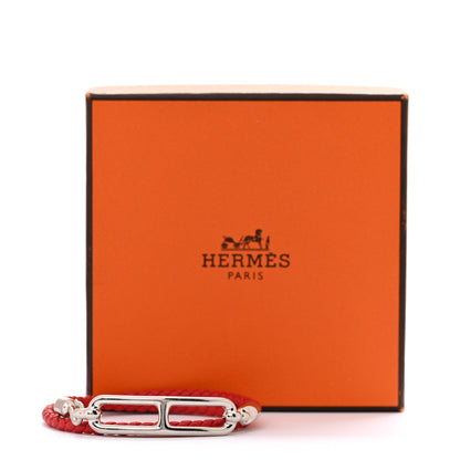 Hermes Swift Roulis Double Tour Bracelet T2 Rouge De Coeur 5 of 5