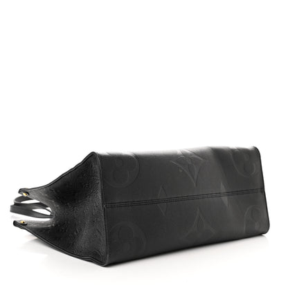 Louis Vuitton Empreinte Monogram Giant Onthego MM Black 4 of 11
