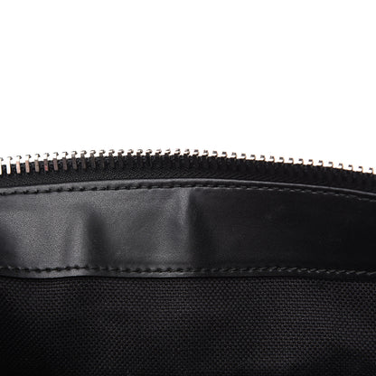 Gucci GG Supreme Monogram Web Small Flat Messenger Bag Black Grey 7 of 8