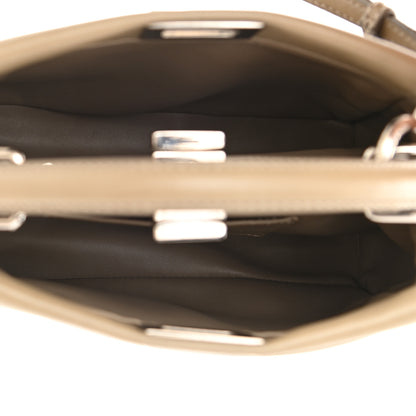 Fendi Nappa Mini Peekaboo Iconic Satchel Tortora 5 of 12