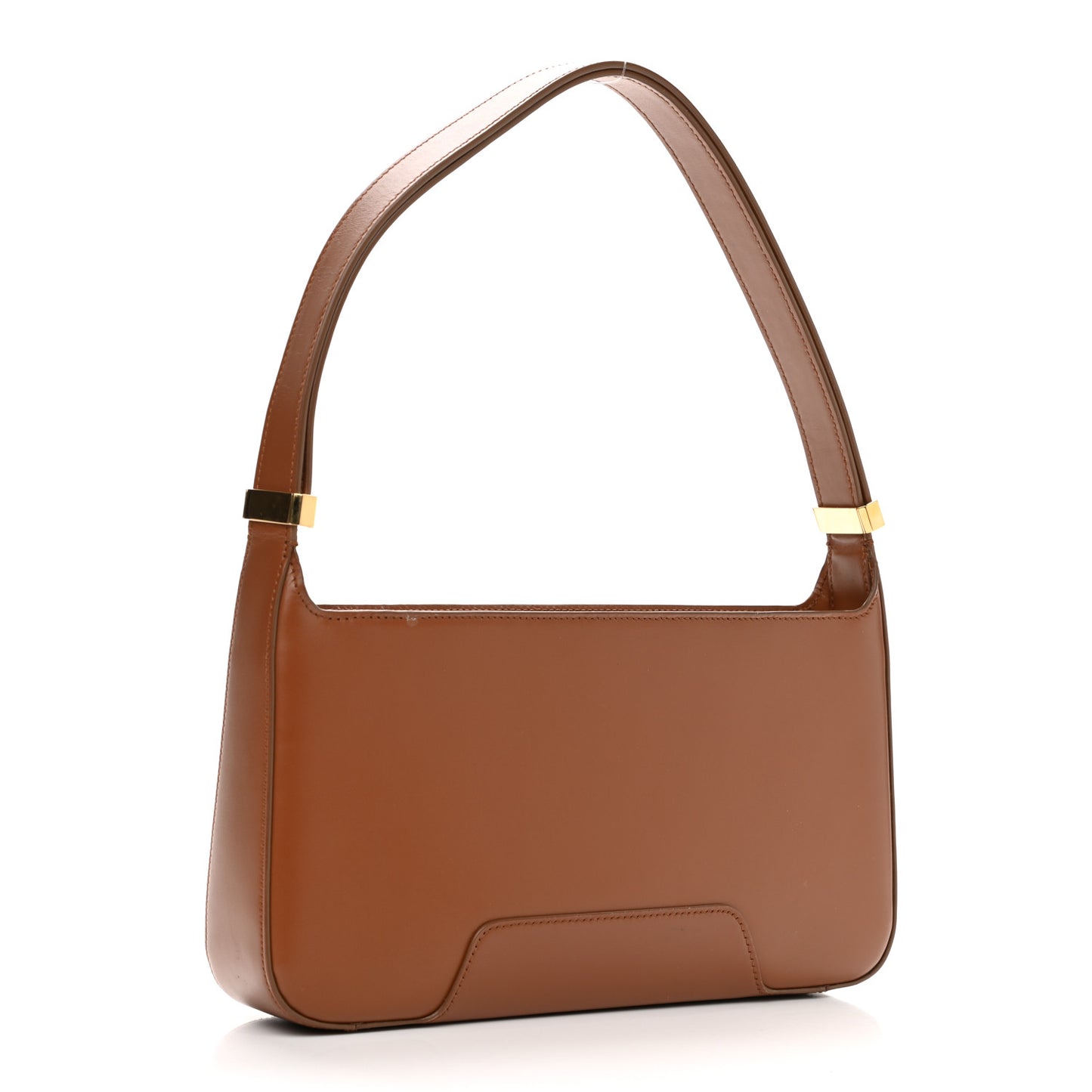Smooth Calfskin TB Shoulder Bag Warm Tan