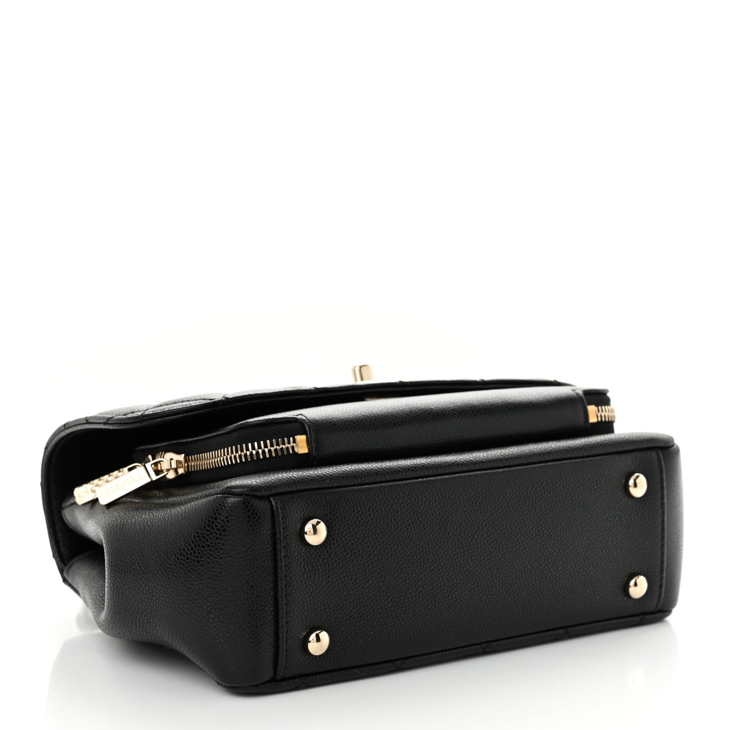 Caviar Quilted Medium Business Affinity Flap Black