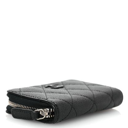 Chanel Caviar Quilted Incognito Zip Coin Purse Black 4 of 9