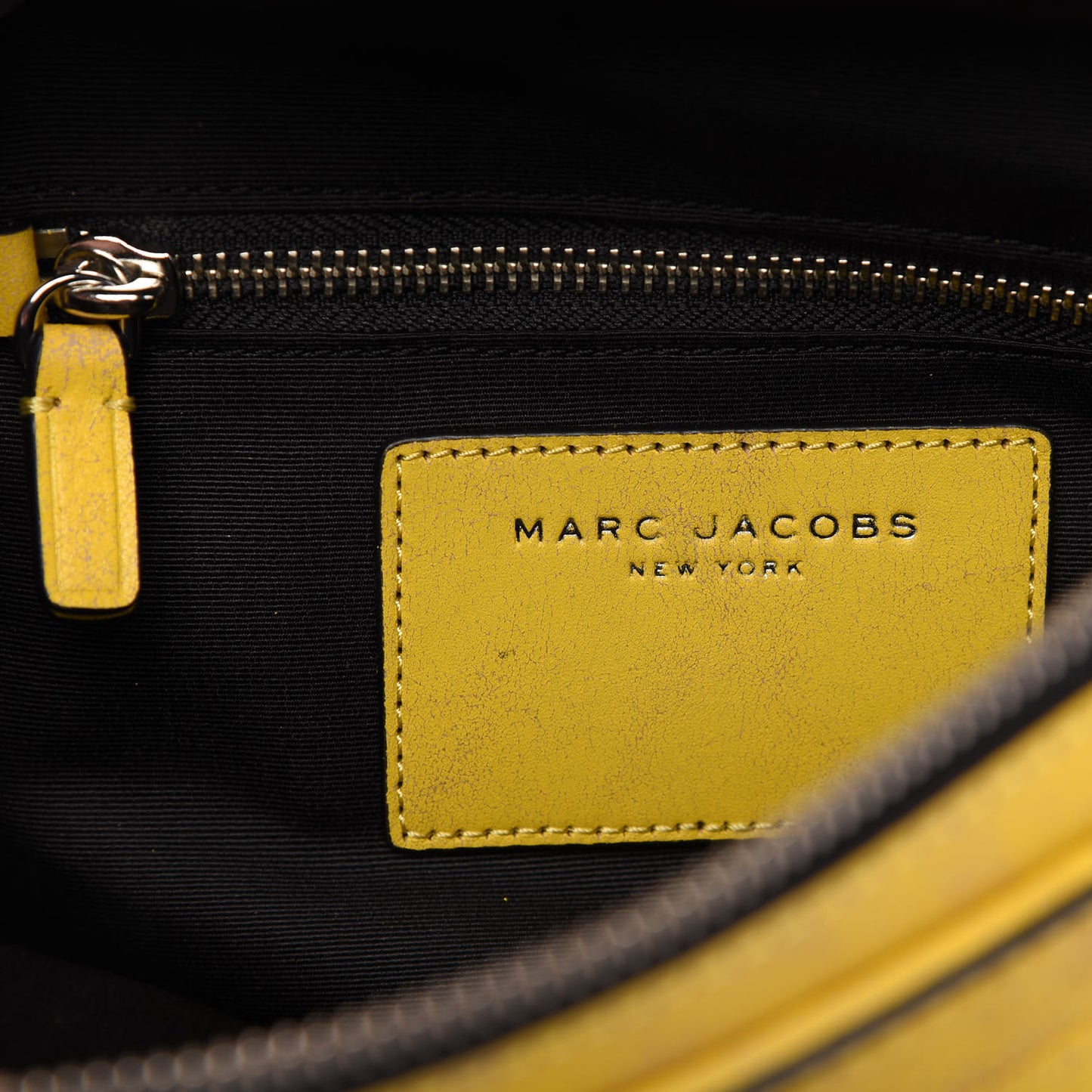 Calfskin The Box 20 Crossbody Yellow