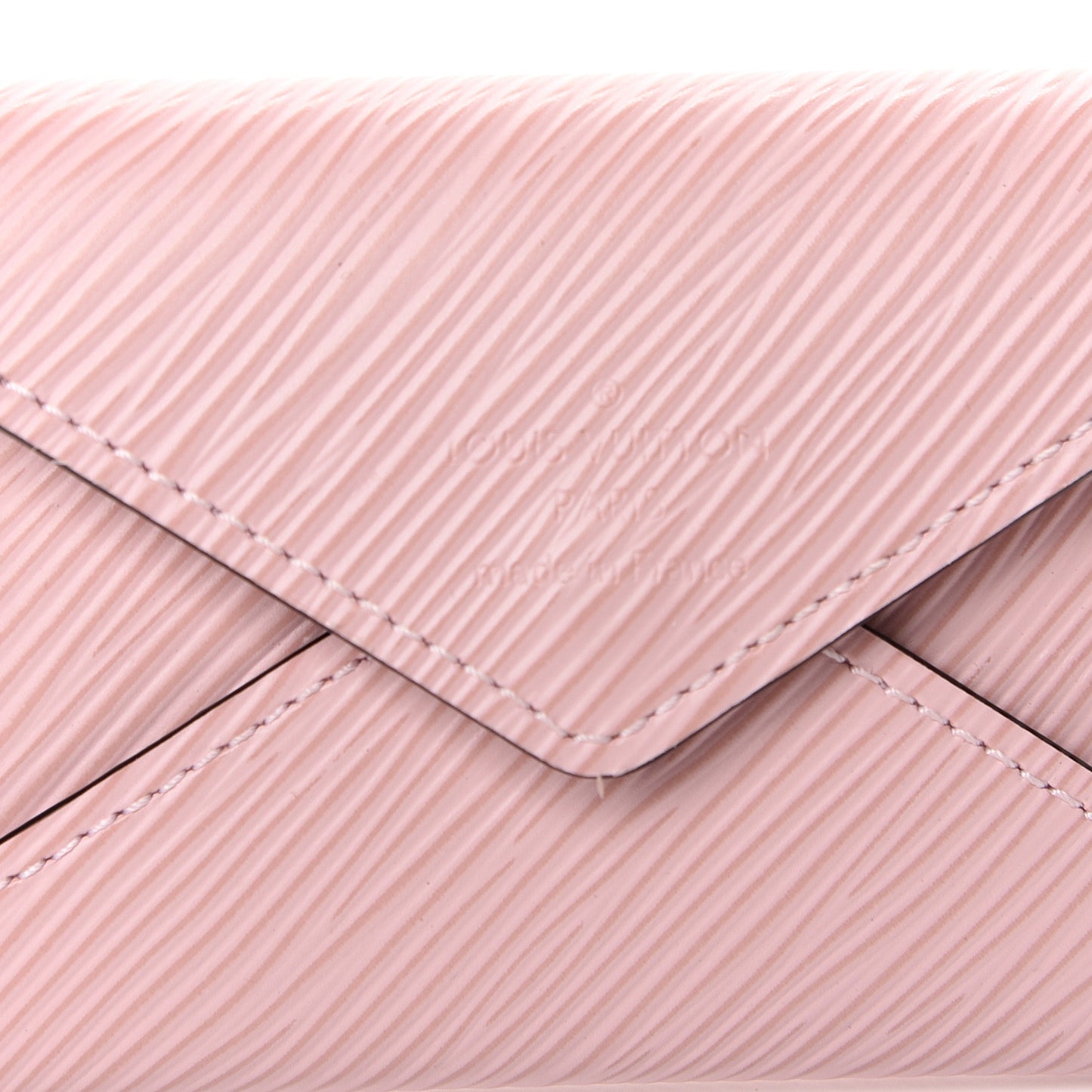 Epi Small Kirigami Pochette Insert Rose Ballerine