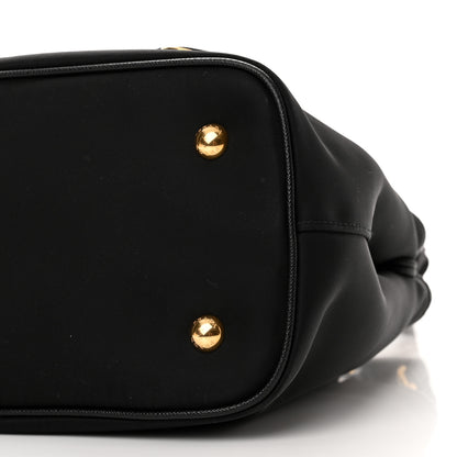Prada Tessuto Nylon Saffiano Small Tote Black 9 of 9