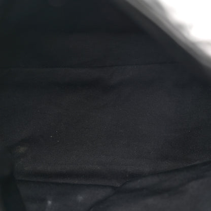 Saint Laurent Lambskin Quilted Medium Loulou Puffer Monogram Chain Satchel Black 5 of 13