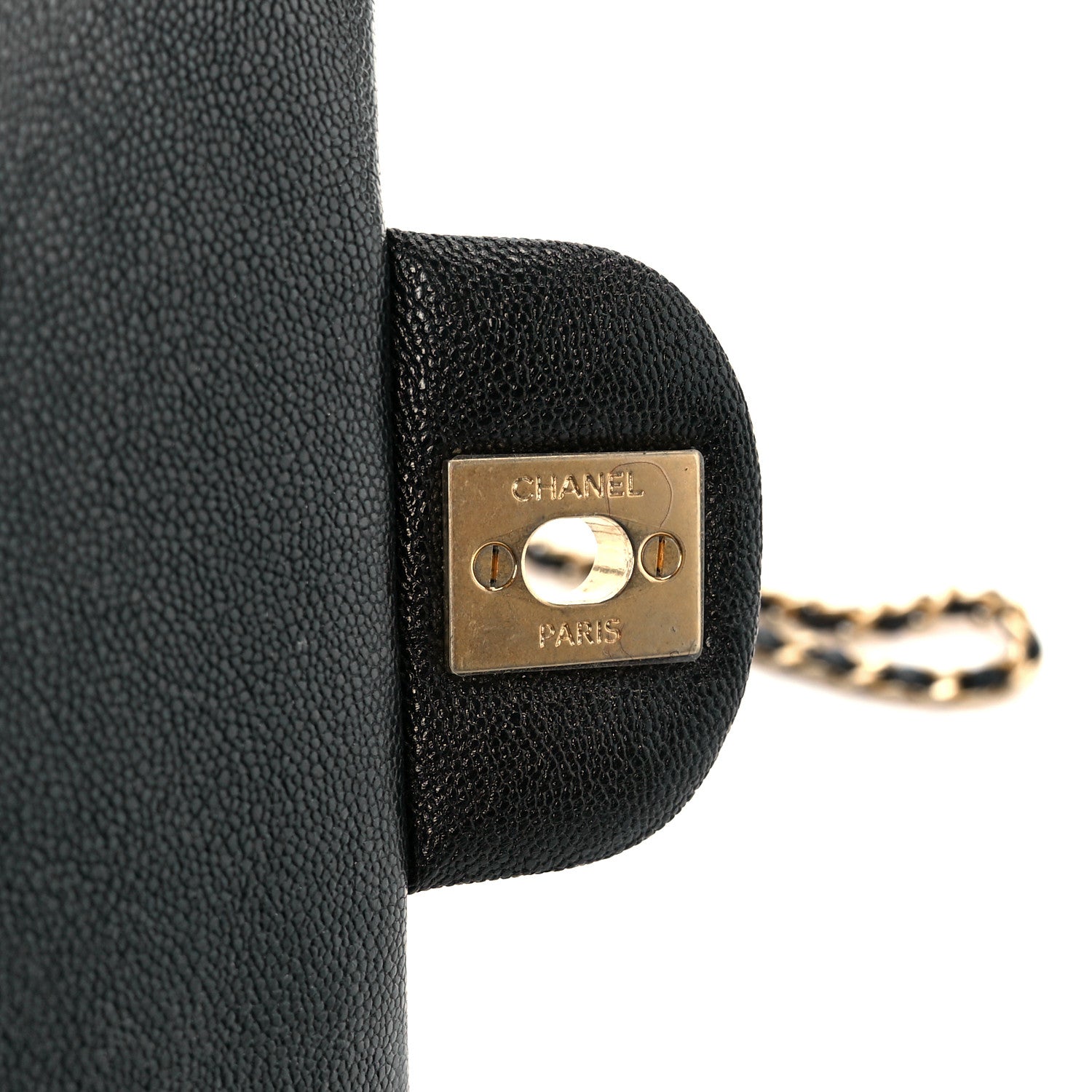 Chanel Caviar Quilted Mini Top Handle Rectangular Flap Black 6 of 12