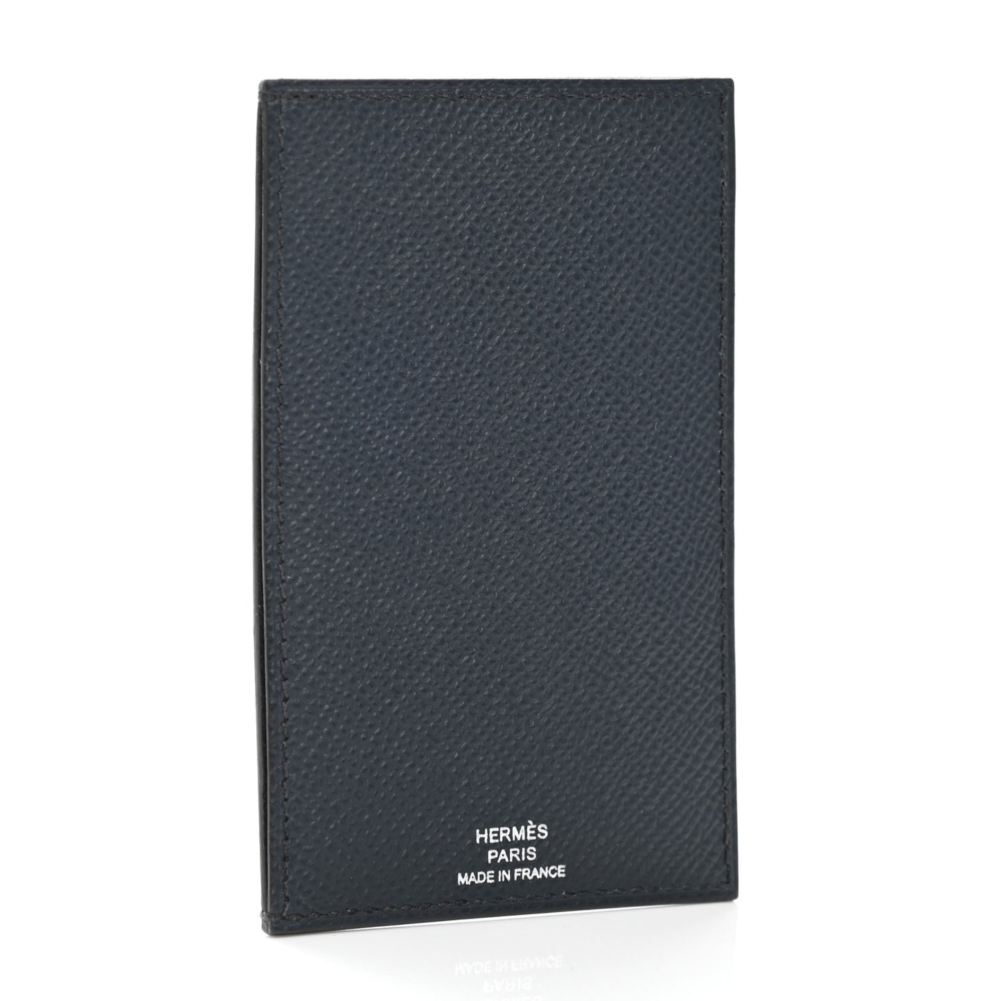 Epsom Evercolor Chevre Mysore Les Petits Chevaux Card Holder Bleu Indigo Bleu Nuit Gold Black