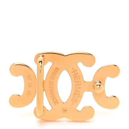 Hermes Swift Epsom 13mm Medaillon Lift Belt 80 Black Gold 4 of 5