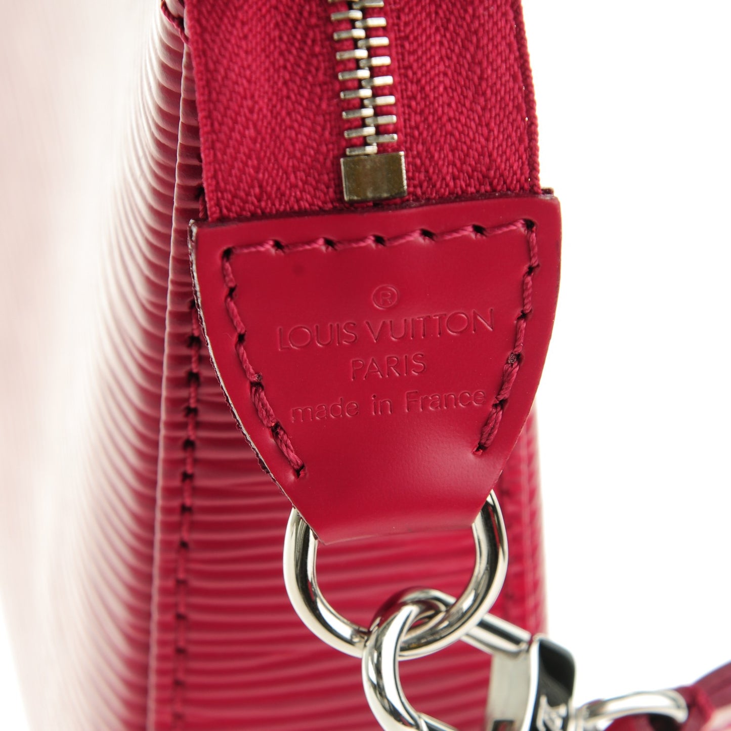 Epi Pochette Accessories NM Fuchsia