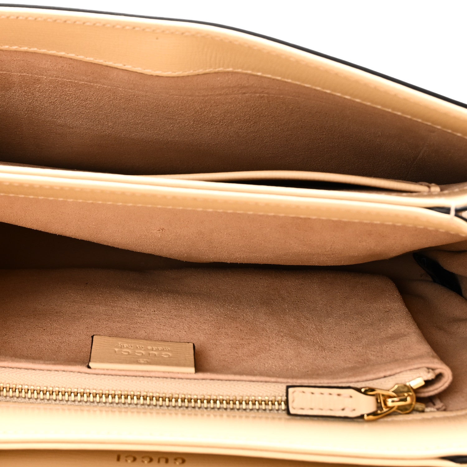 Gucci Azalea Calfskin Horsebit 1955 Shoulder Bag Bubble Tea 5 of 10