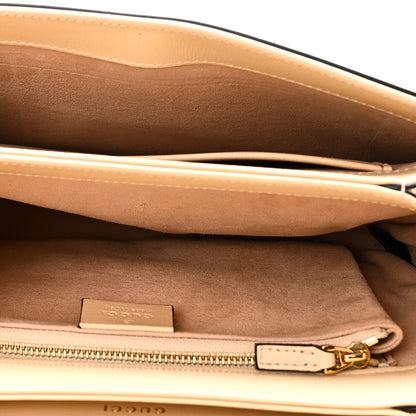 Gucci Azalea Calfskin Horsebit 1955 Shoulder Bag Bubble Tea 5 of 10