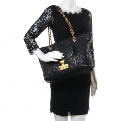 Marc Jacobs Leather Quilted Astor Shoulder Bag Black 2 of 8