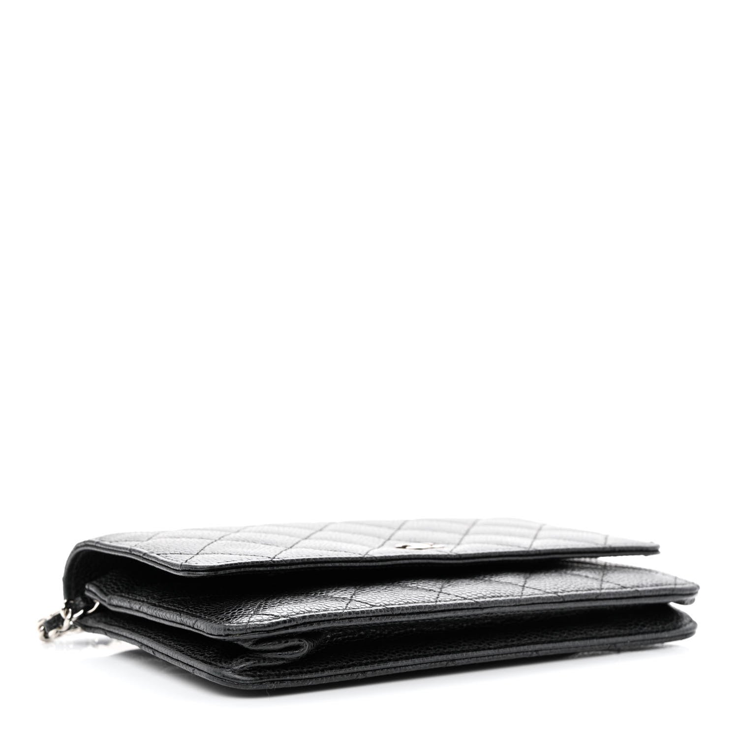 Chanel Caviar Quilted Wallet on Chain WOC Black 4 of 13