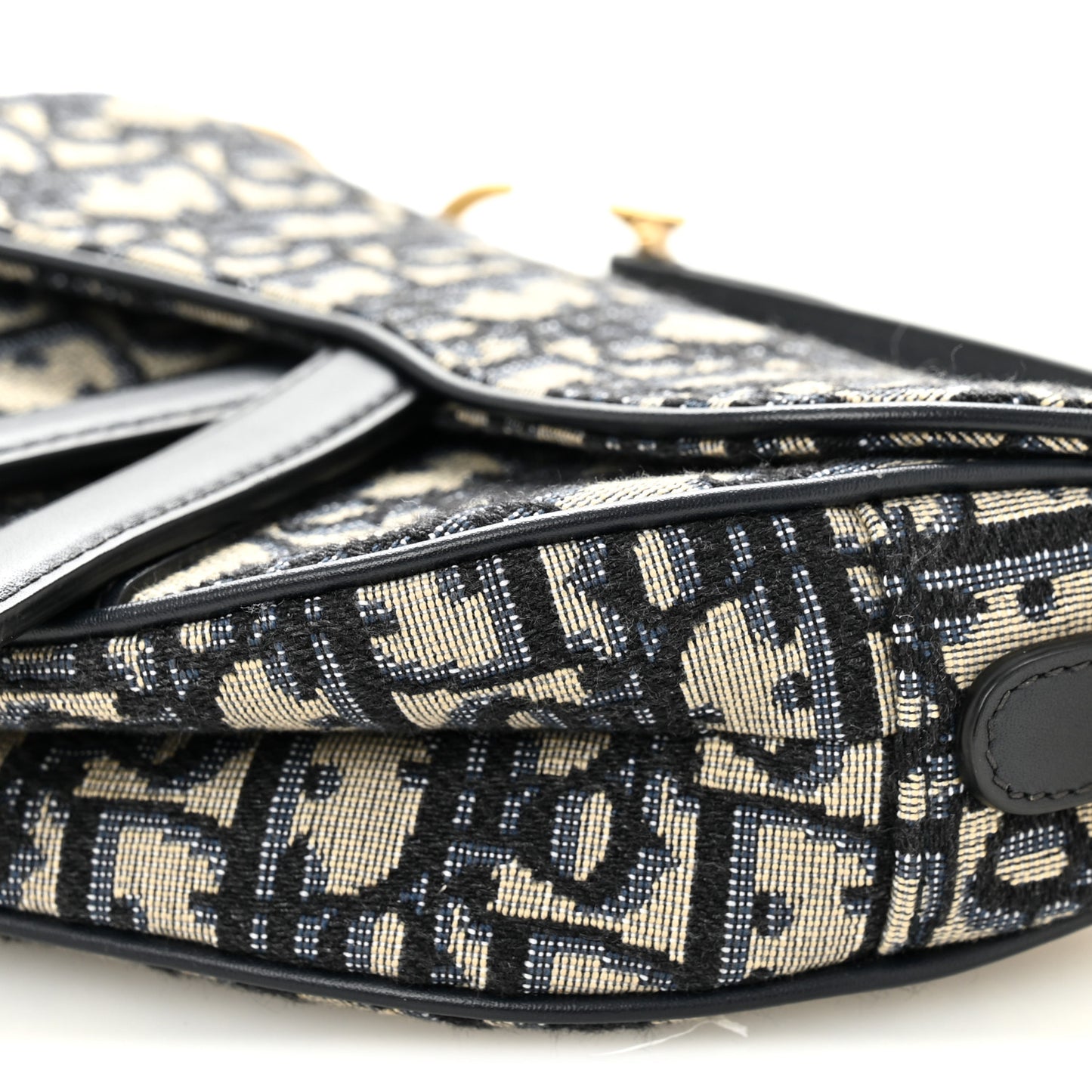 Oblique Mini Saddle Bag Blue