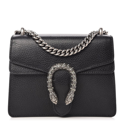 Gucci Calfskin Mini Dionysus Shoulder Bag Black 1 of 10