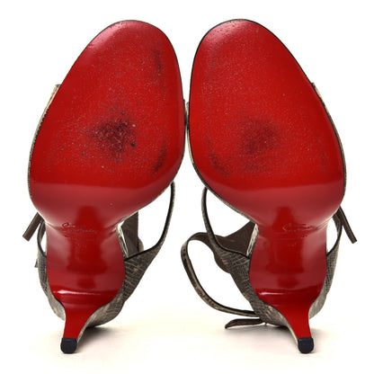 Christian Louboutin Sfilato Lizard Spartenvol 100 Pumps 40 Roccia 6 of 6
