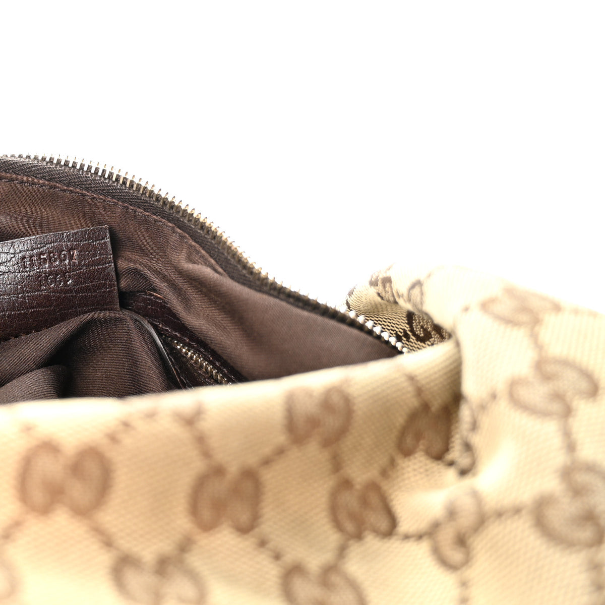 Monogram Medium Horsebit Chain Hobo Dark Brown