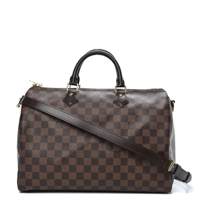 Louis Vuitton Damier Ebene Speedy Bandouliere 35 1 of 17