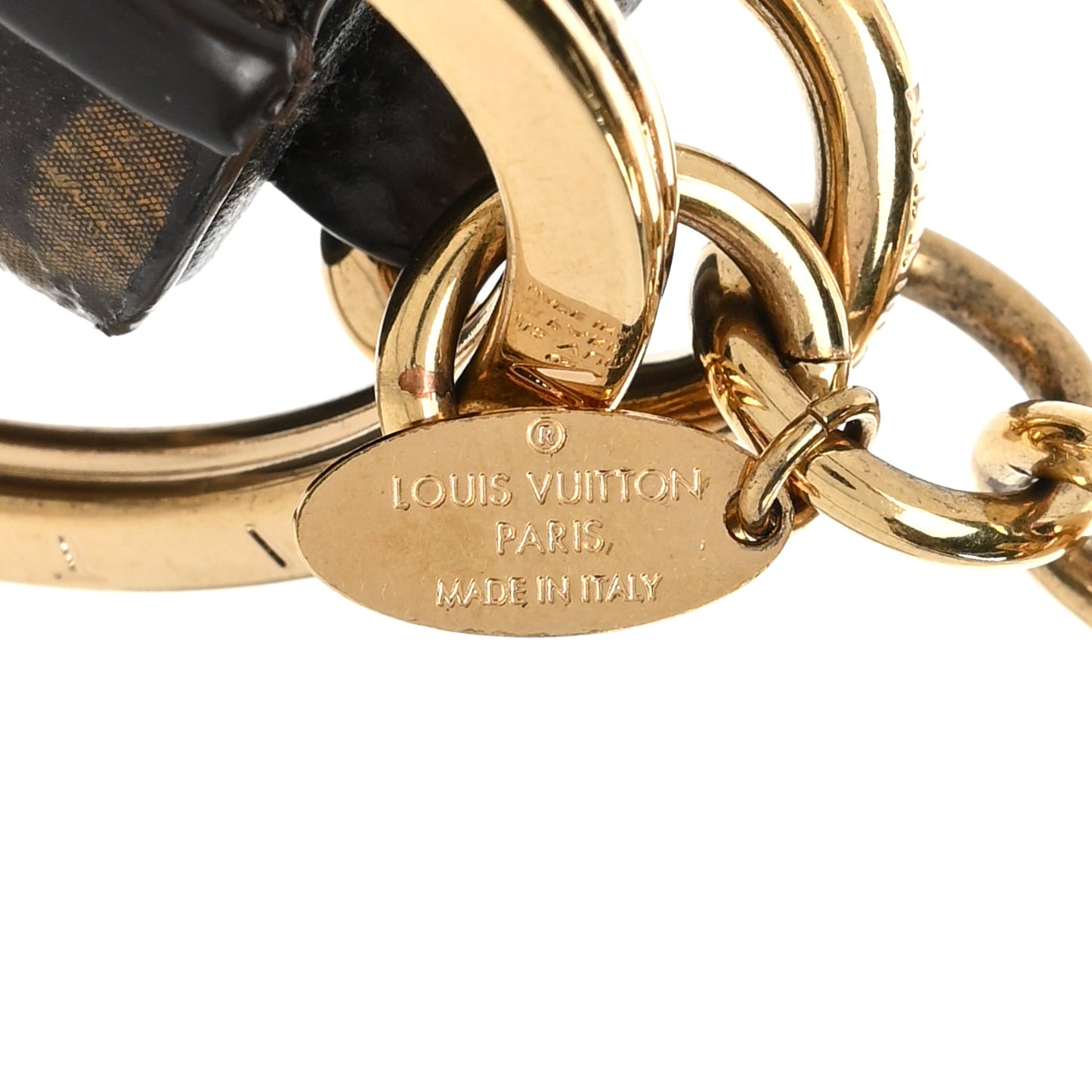 Monogram Tassel Bag Charm