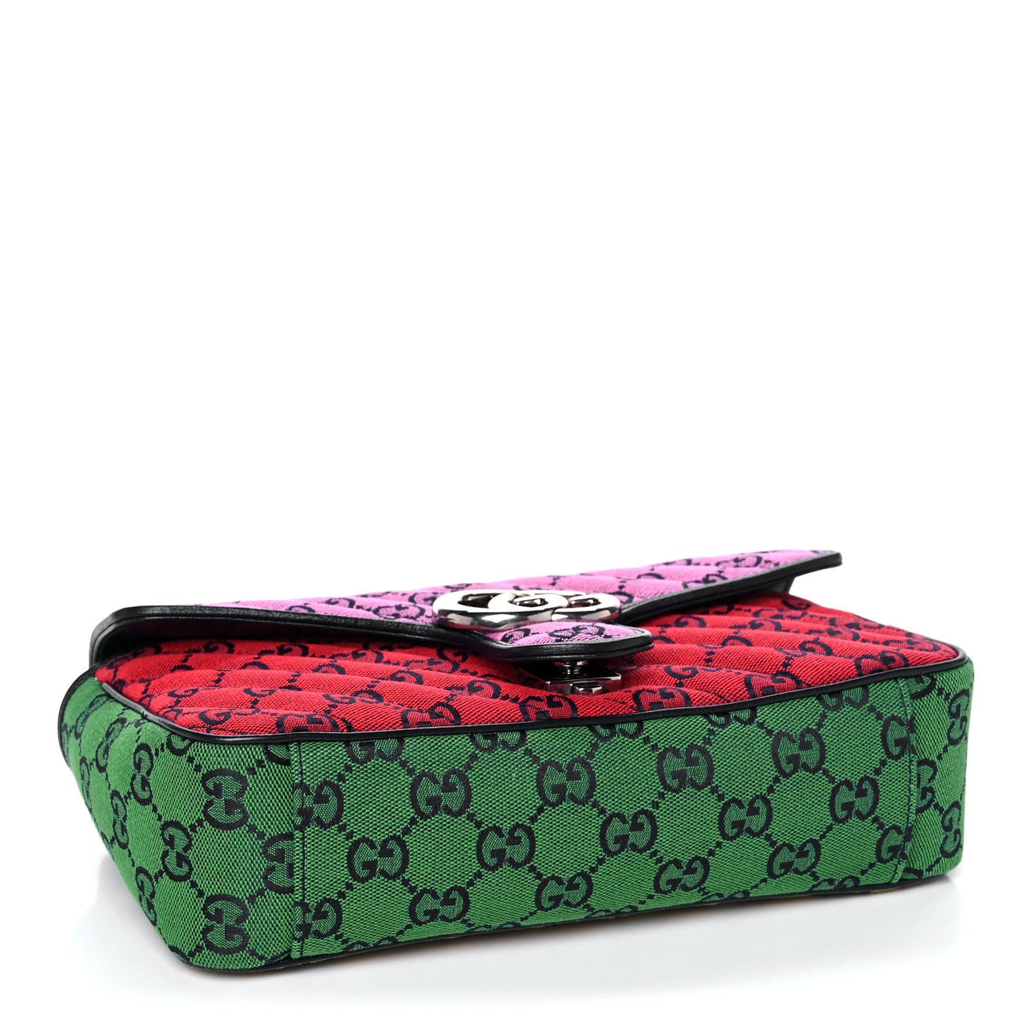 Monogram Multicolor Matelasse Diagonal Small GG Marmont Shoulder Bag Pink Blue Red Yellow Green