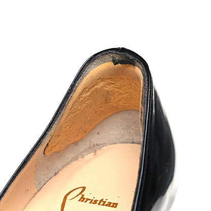 Christian Louboutin Patent Mary Jane 140 Pumps 35 Black 9 of 9