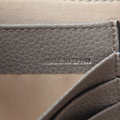 Chloe Grained Calfskin Joe Clutch Motty Grey 7 of 8