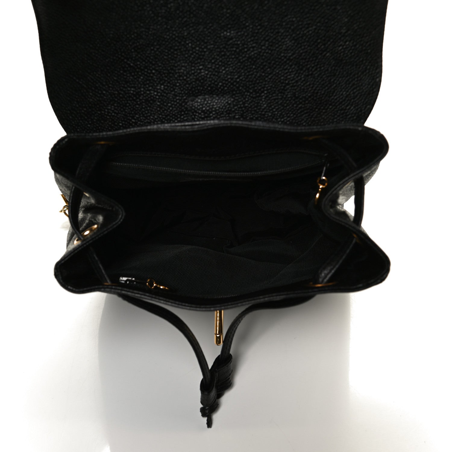 Chanel Caviar CC Backpack Black 4 of 8