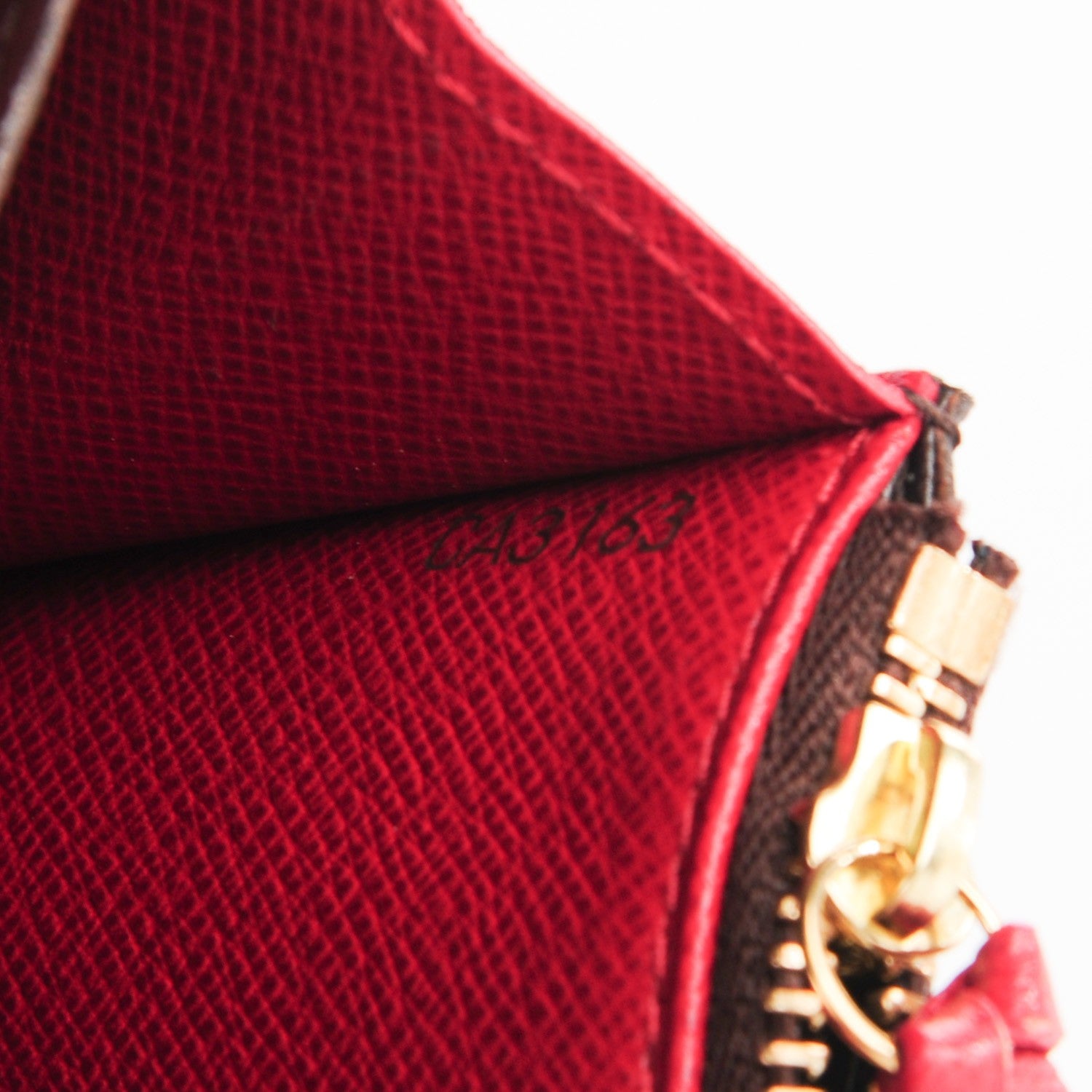 Louis Vuitton Monogram Emilie Wallet Red 9 of 9