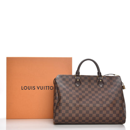Louis Vuitton Damier Ebene Speedy 35 10 of 10