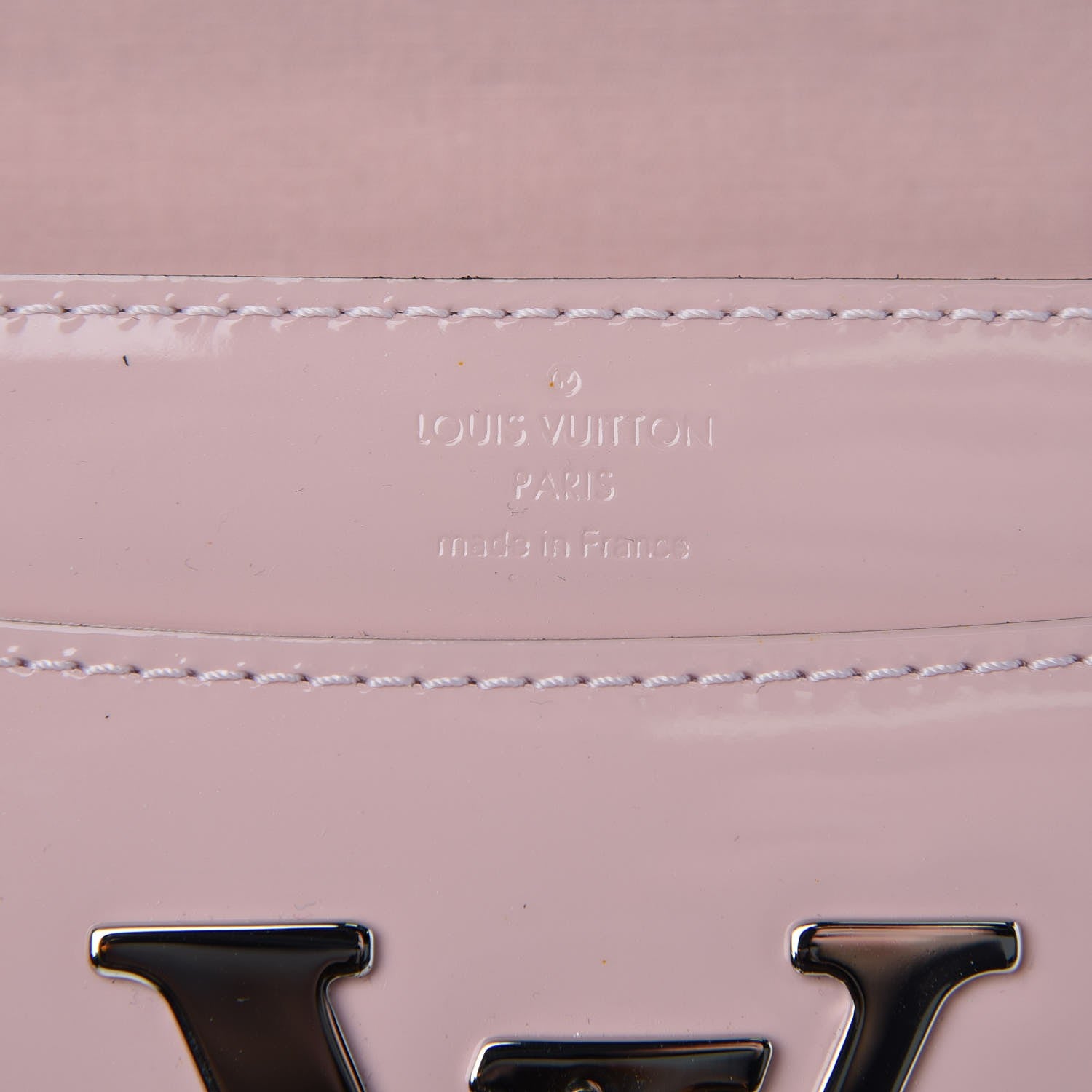 Louis Vuitton Patent Chain Louise MM Rose Ballerine 7 of 9