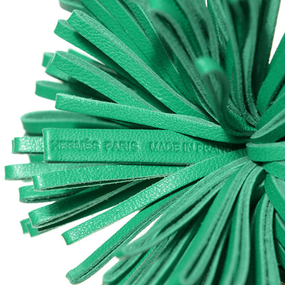 Hermes Lambskin Carmen Tassel Key Holder Menthe 5 of 19