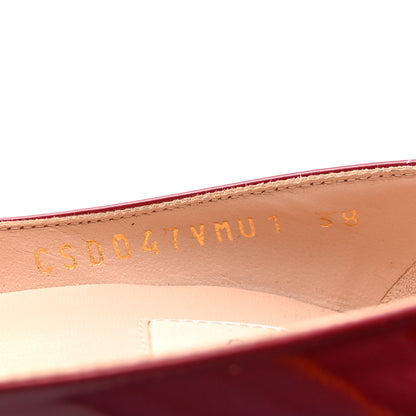 Valentino Garavani Patent Rockstud No Limit 95mm Pumps 38 Red 8 of 8