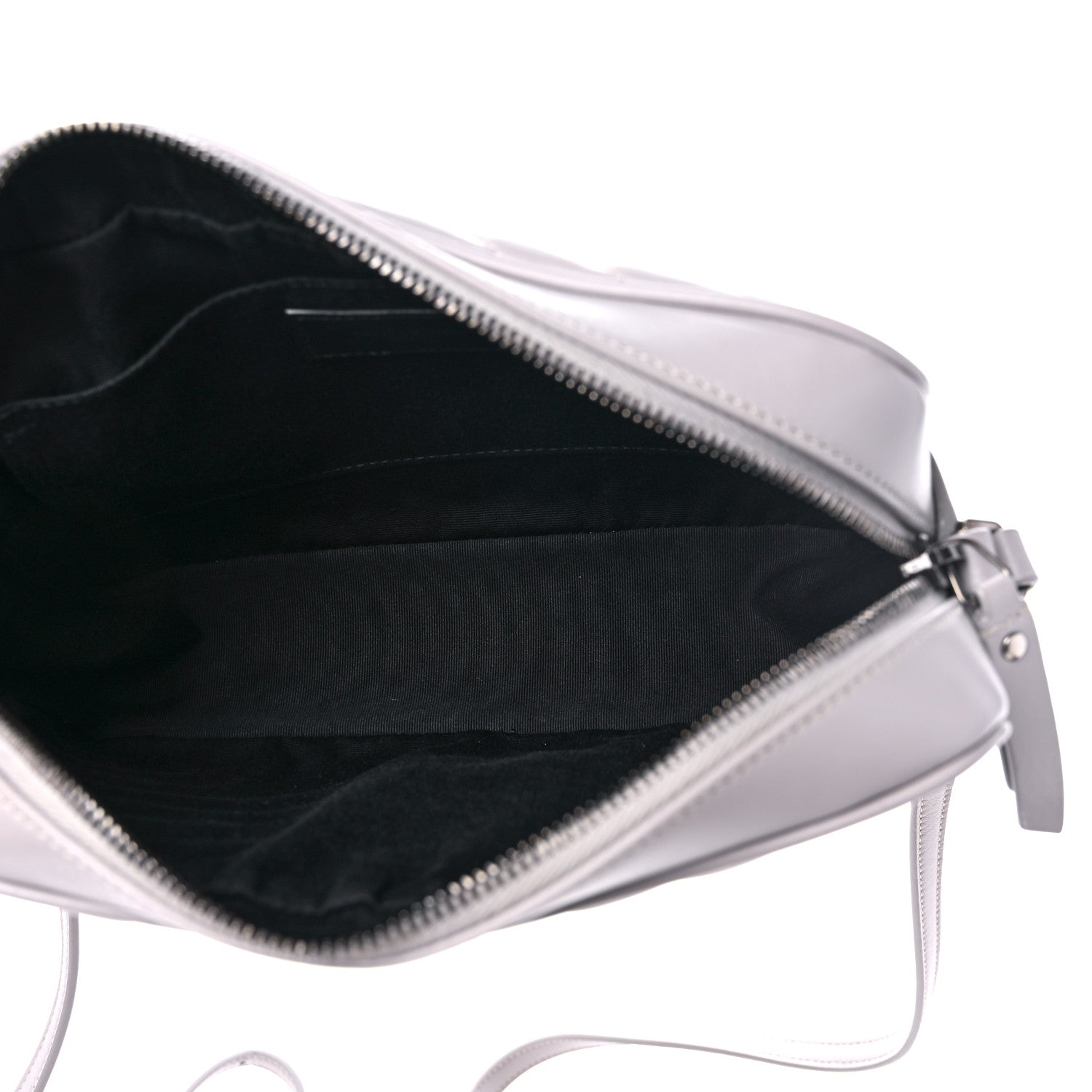 Saint Laurent Calfskin Matelasse Monogram Lou Camera Bag Granite 4 of 8