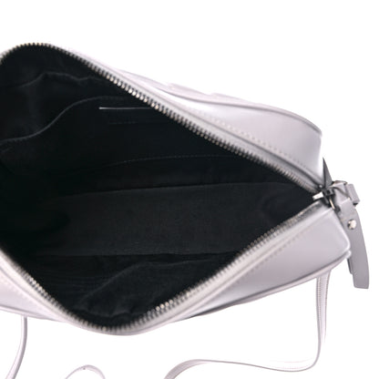 Saint Laurent Calfskin Matelasse Monogram Lou Camera Bag Granite 4 of 8