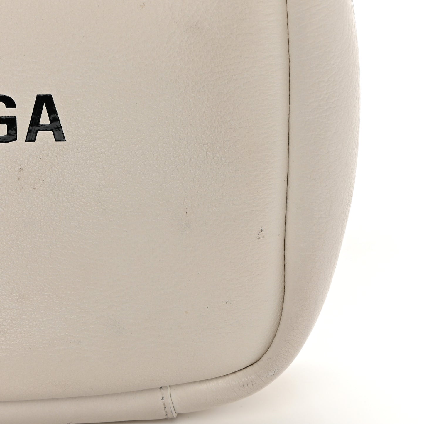 Calfskin Logo S Everyday Camera Bag White